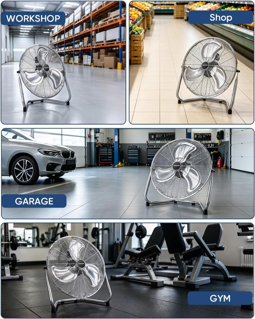 20 Inch 3 Speeds High Velocity Box Fan A573