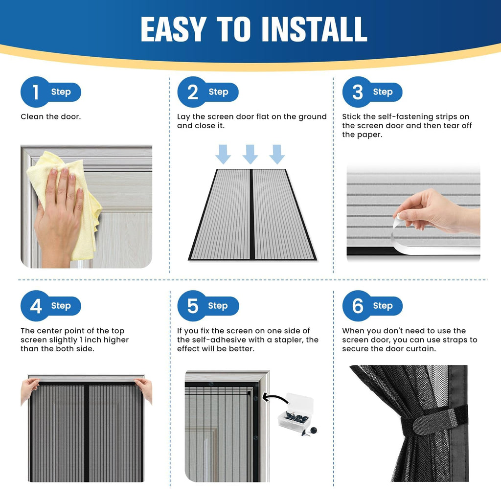 Magnetic Screen Door 38"×83" H314184