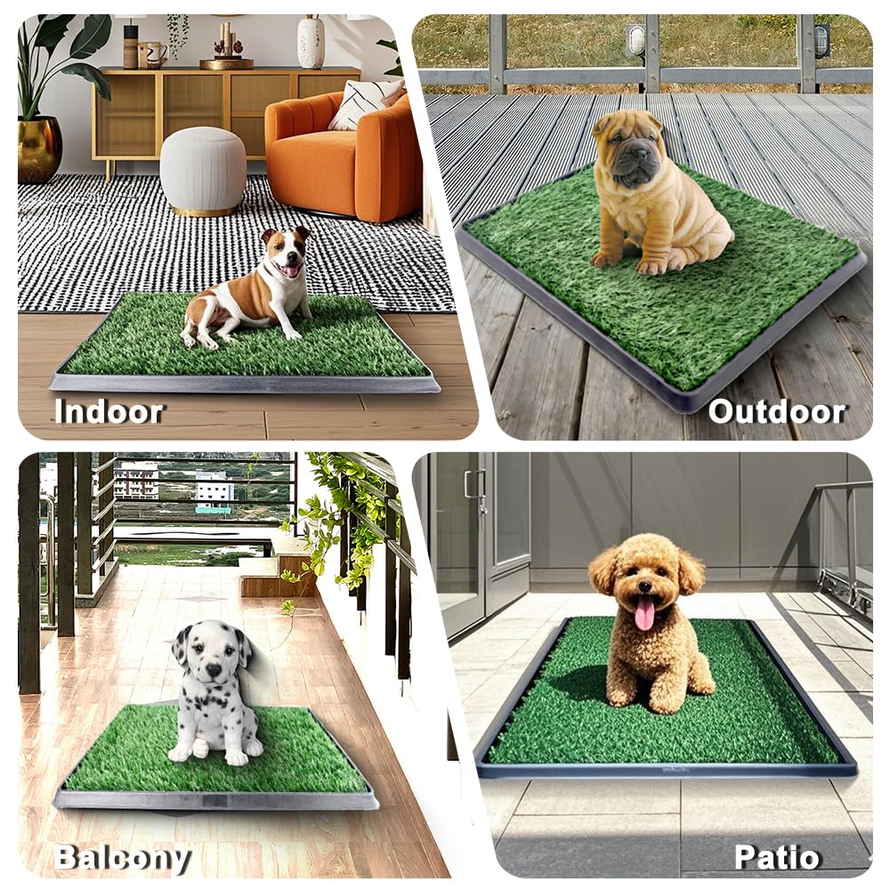 Artificial Turf Dog Grass Pad with Tray 30"X20" J235