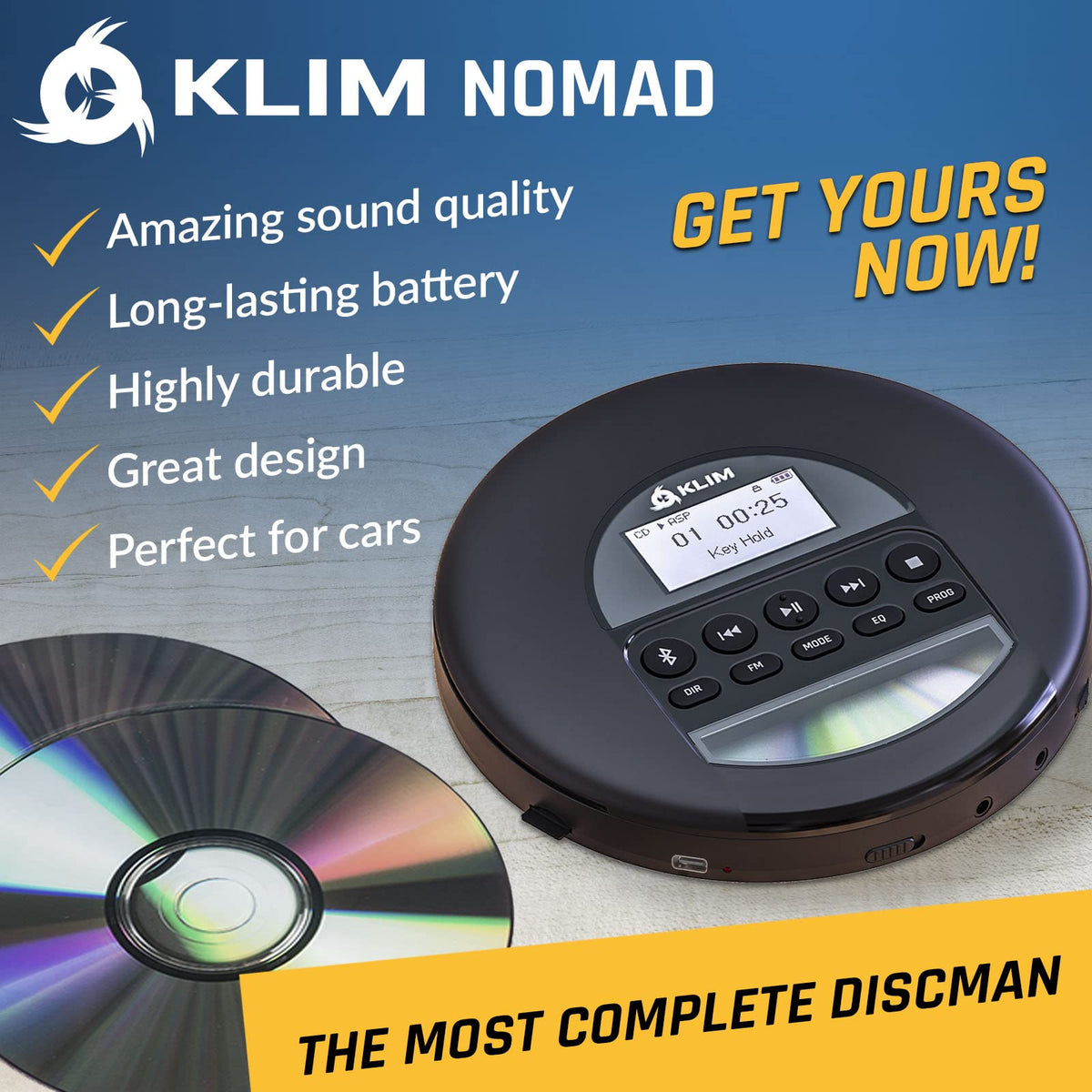 Portable CD Player with Headphones W755407