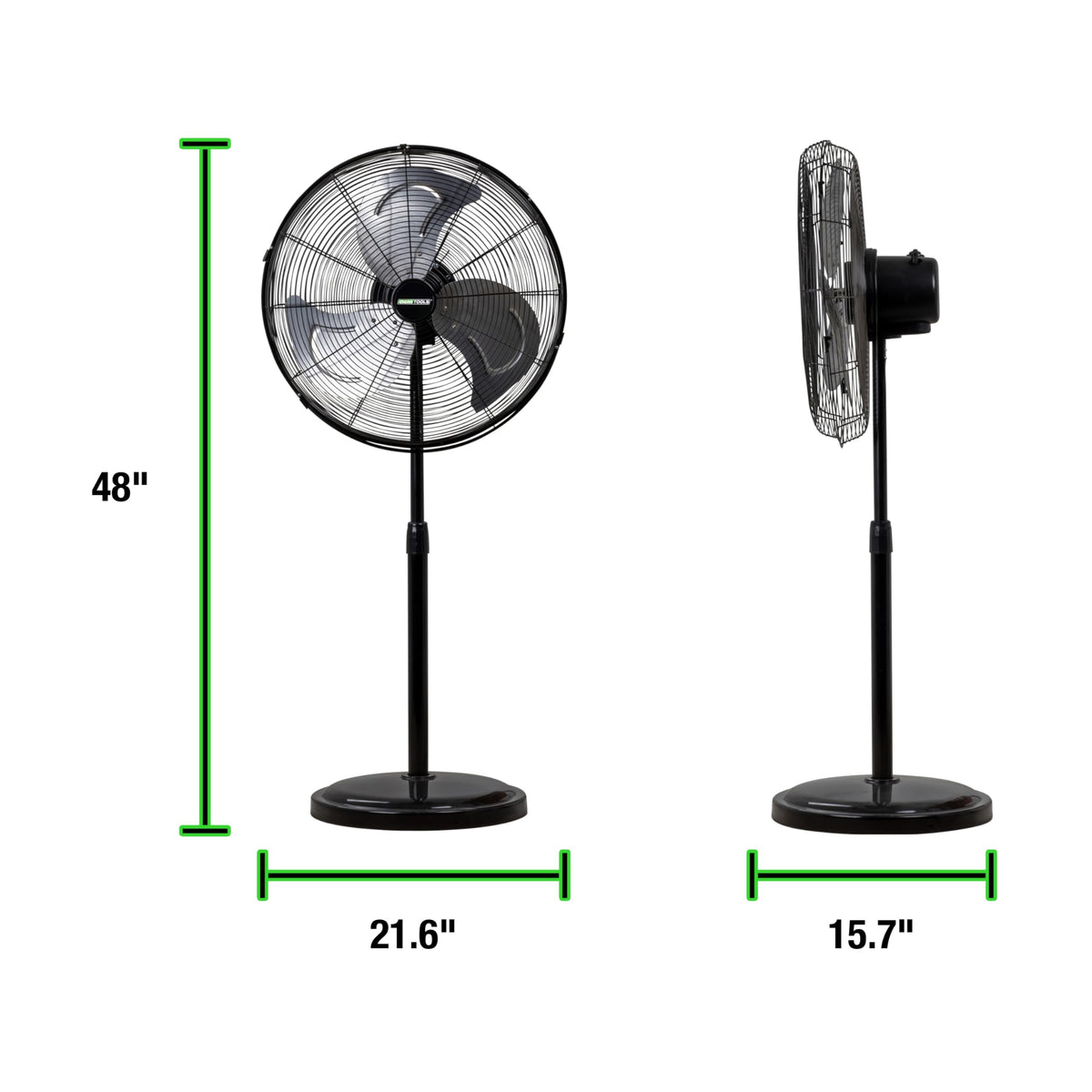 Adjustable 20 Inch Oscillating Pedestal Fan J766