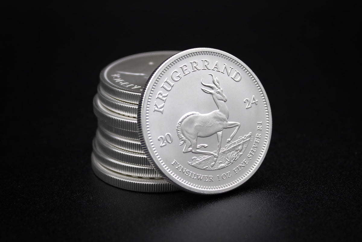1 oz South African Silver Krugerrand Coin E33292