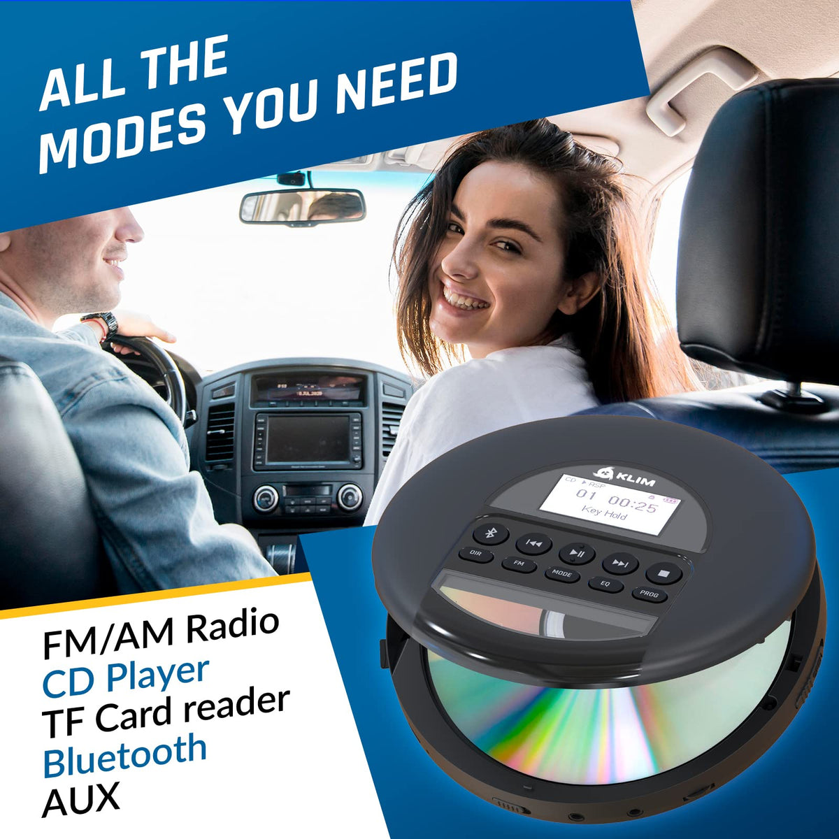 Portable CD Player with Headphones W755407