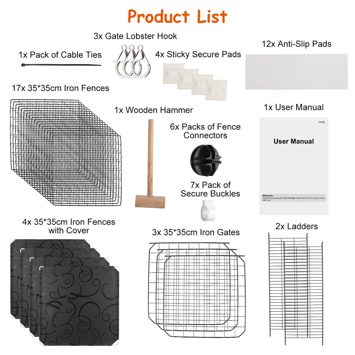 3-Tier Cat Cage Q4919