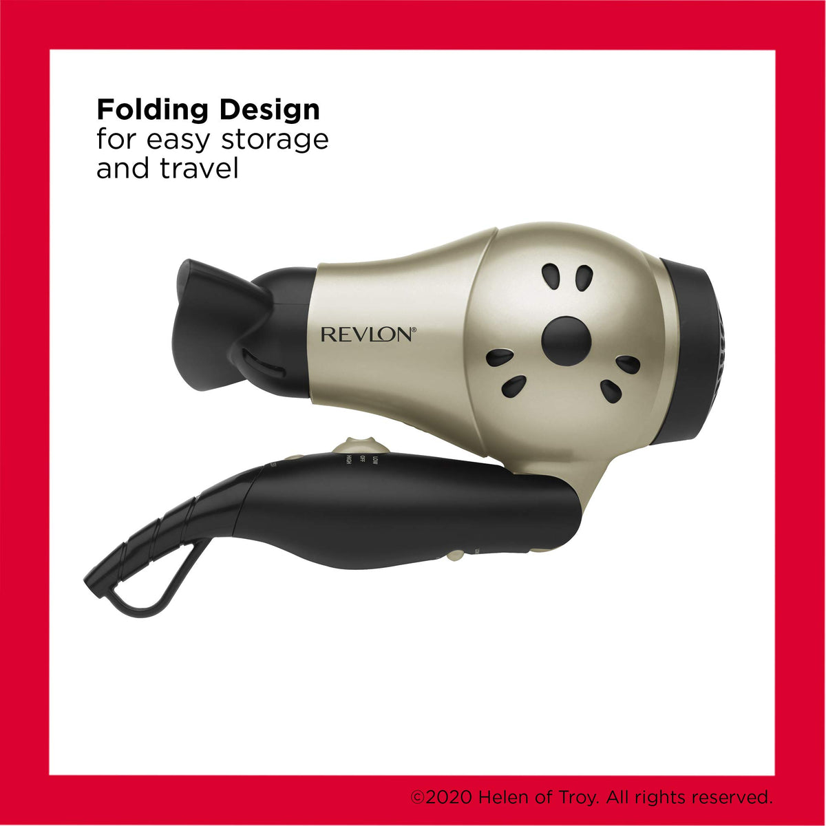 1875W Compact Folding Handle Hair Dryer V458