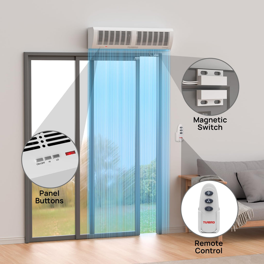 36-Inch Wall-Mounted Air Curtain Fan X648