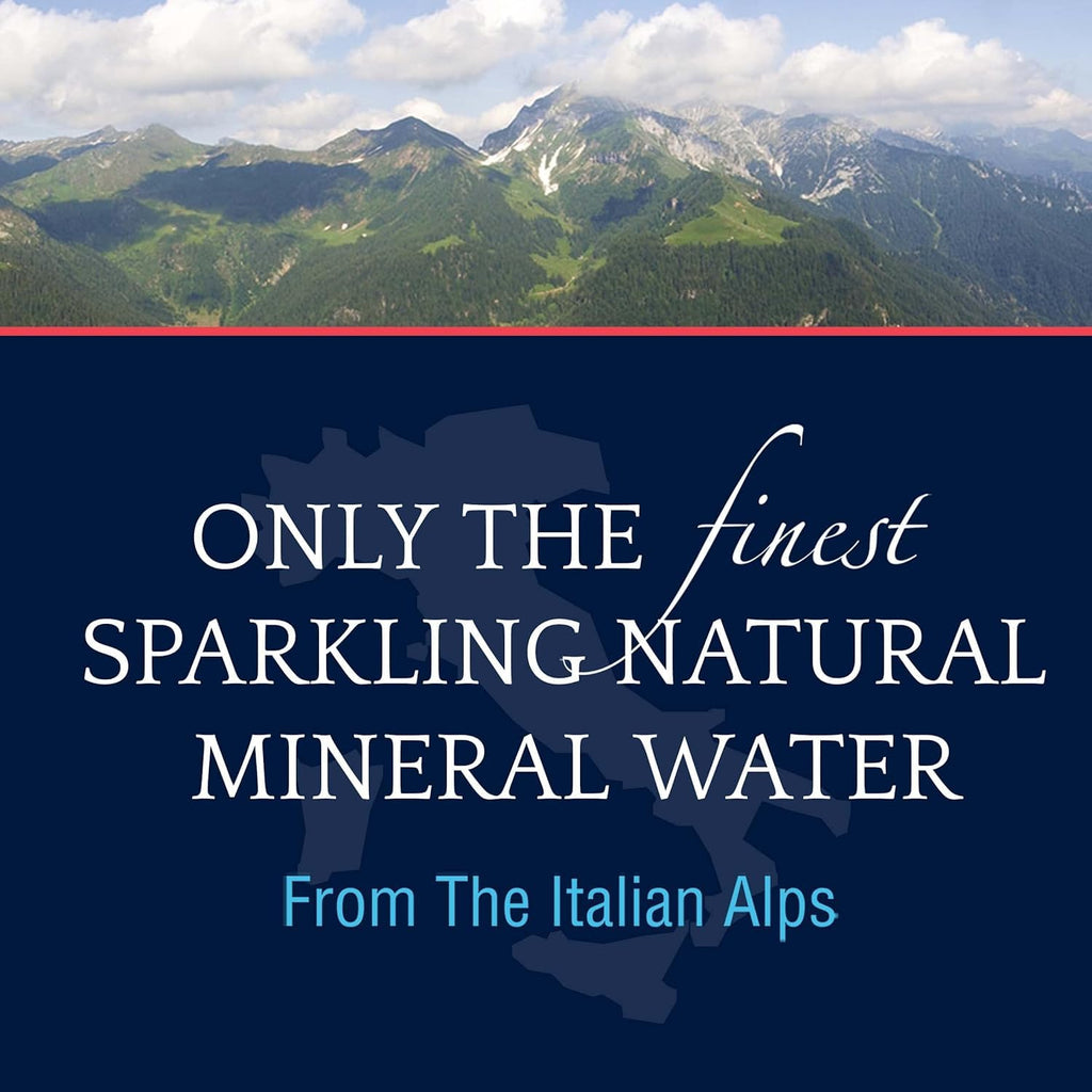 Sparkling Natural Mineral Water 500 mL Glass Bottles 8 Pack I95363