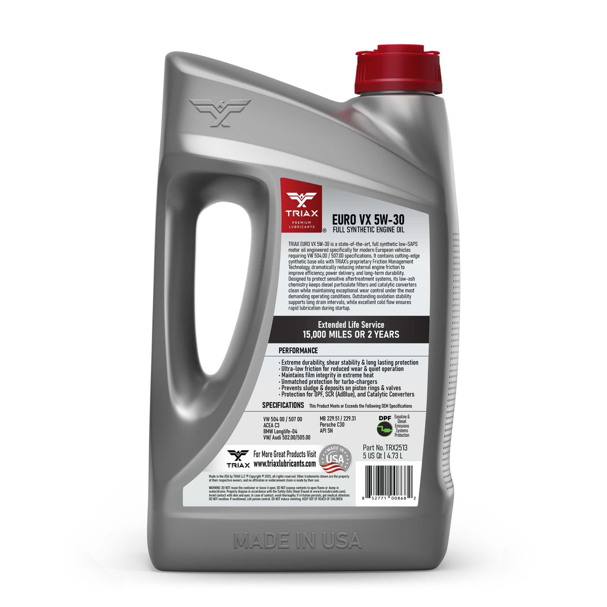 5W-30 Full Synthetic Ester (5 Quart) D725779