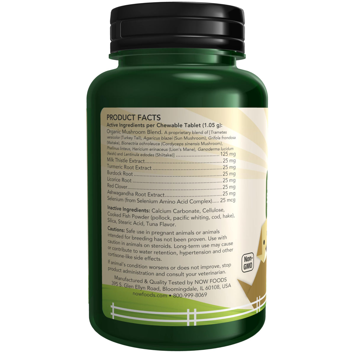 Immune Support Supplement for Cats & Dogs 90 Chewable Tablets I1002