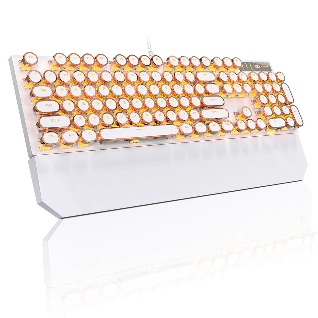 Wired Mechanical Gaming Keyboard with Magnetic Wrist Rest V944981