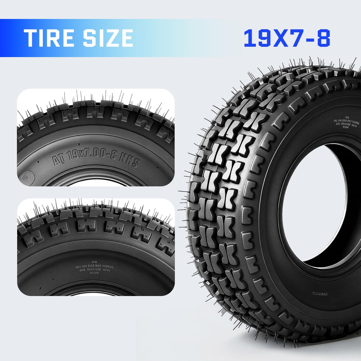 19x7-8 ATV UTV Tires Set of 2 P467435