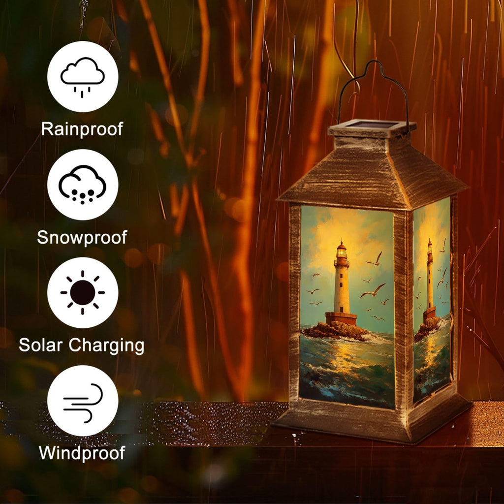 Waterproof Solar Powered Hanging Lantern U67549