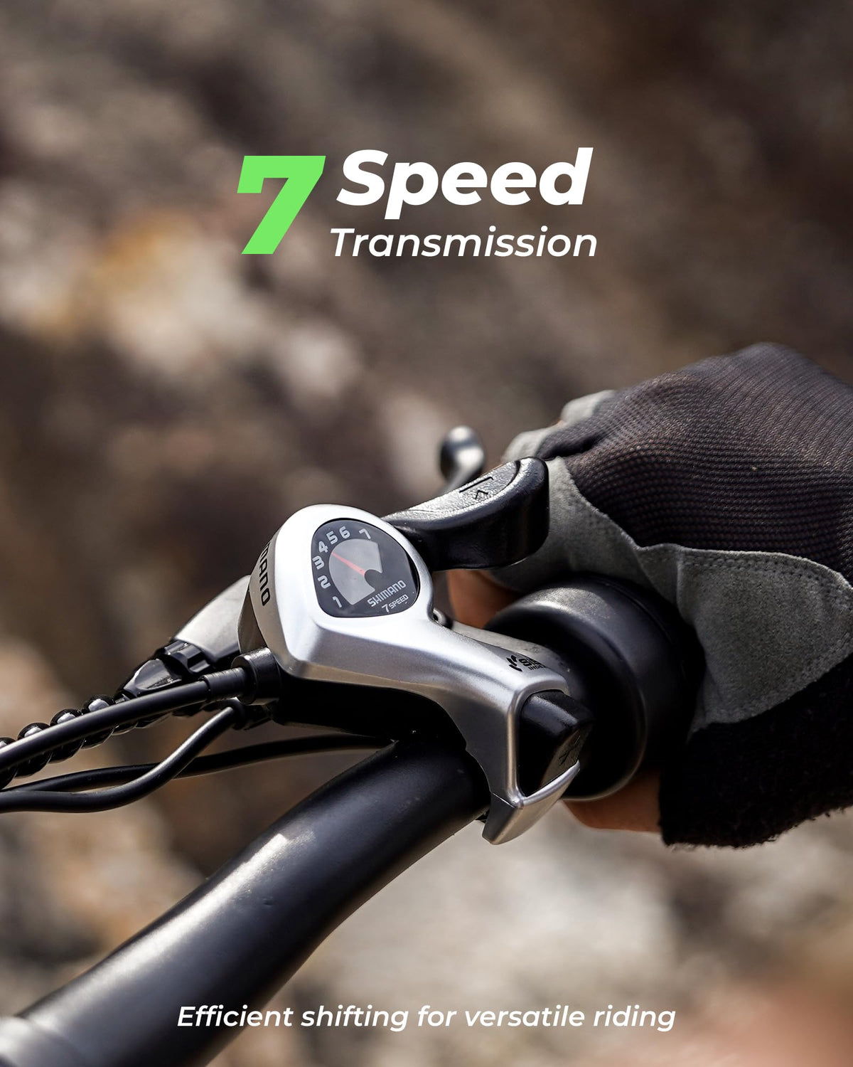 1000W Peak Motor 70 Miles Fat Tire Electric Bike F676