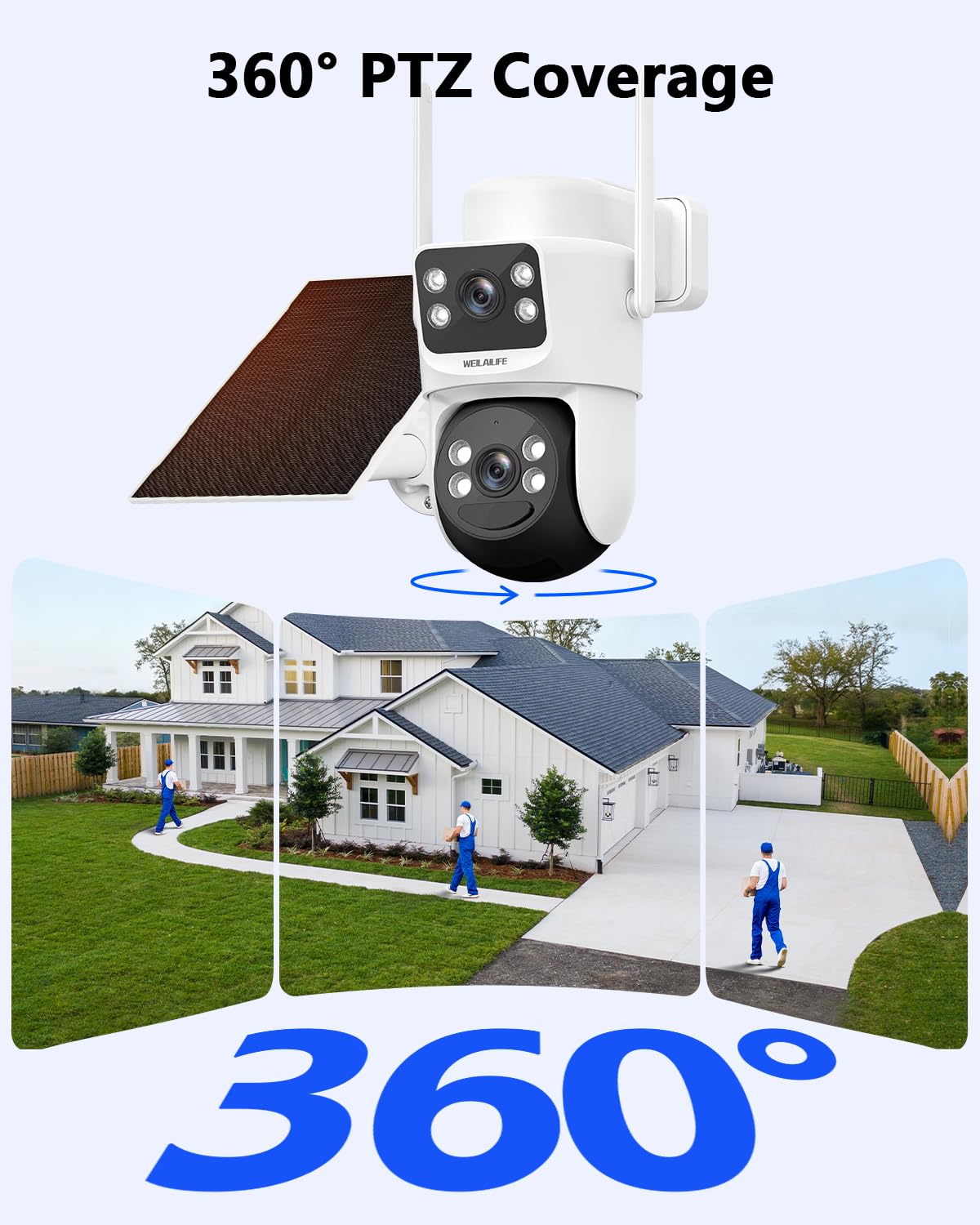 Wireless Security Camera System with 10" HD Monitor J948046