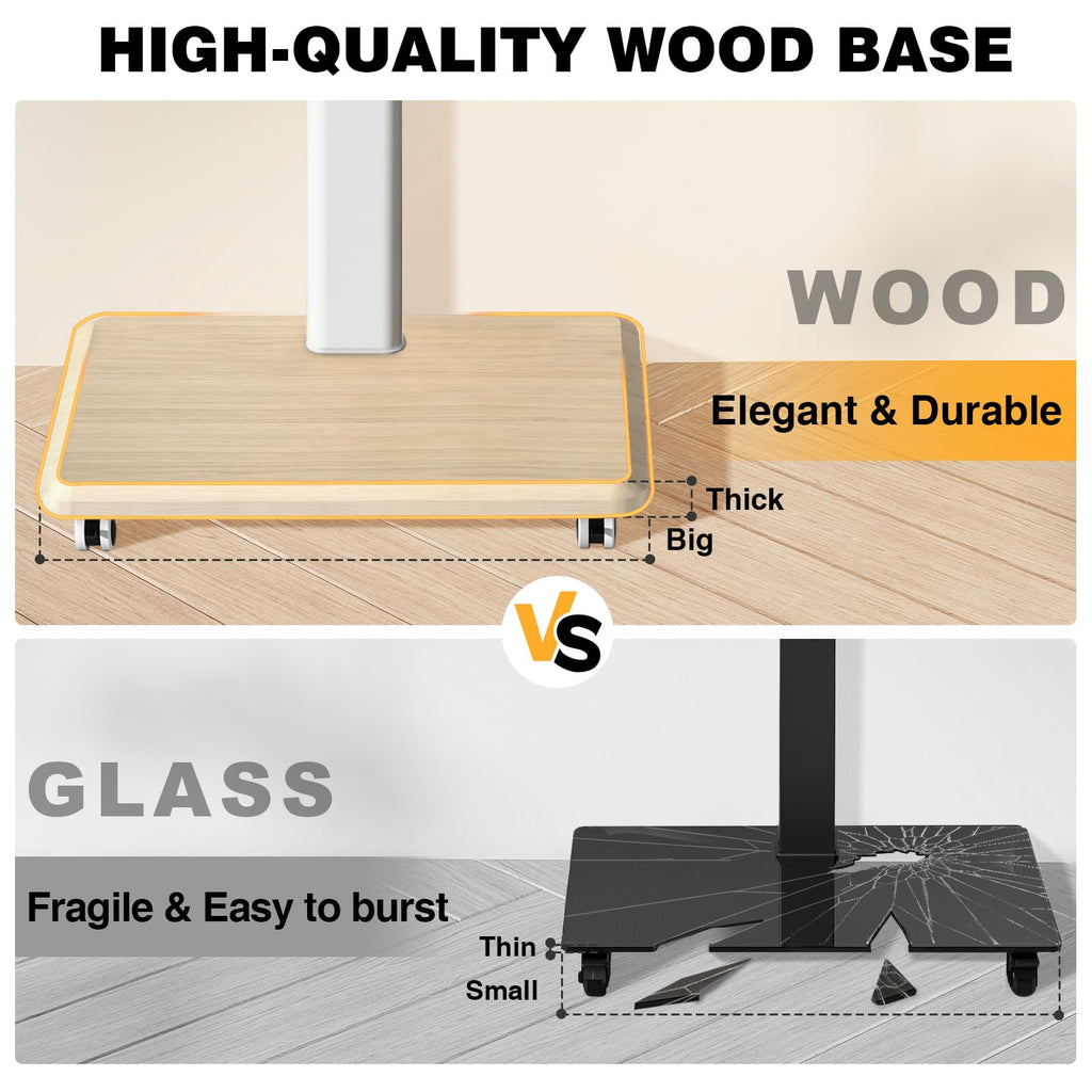 Rolling TV Stand for 32-70 Inch TVs T9133