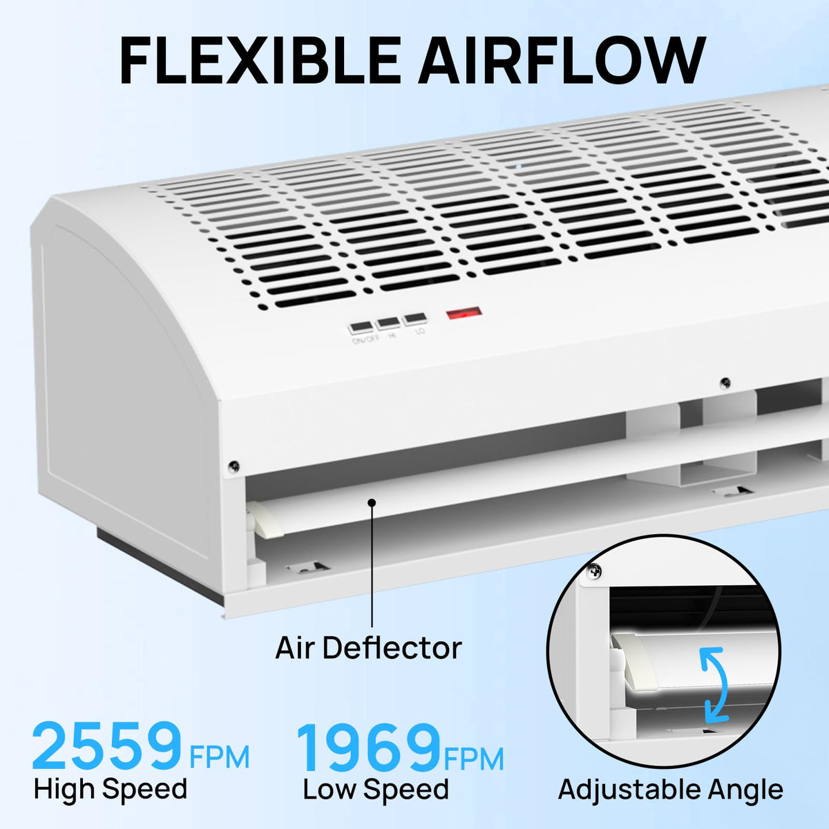 36-Inch Wall-Mounted Air Curtain Fan X648