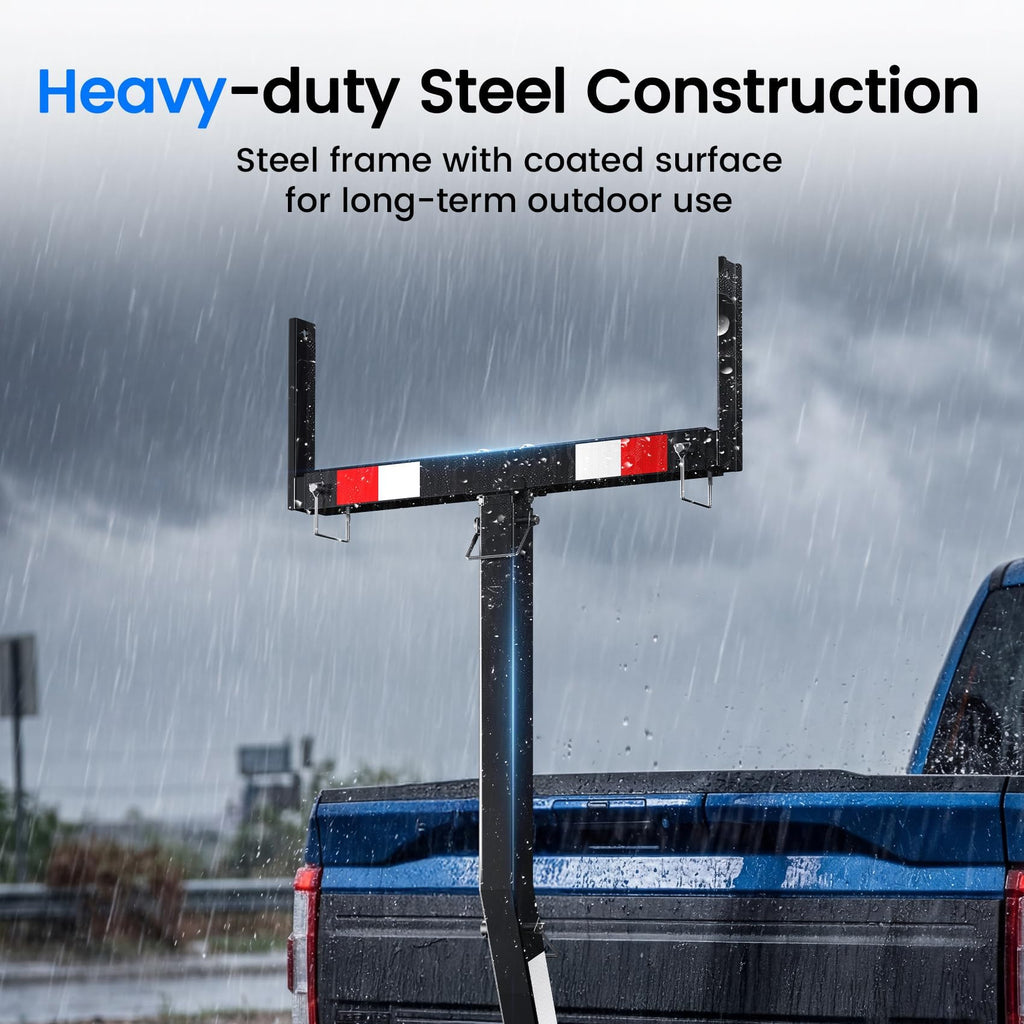 Truck Bed Extender Hitch Mount with Flag E8738