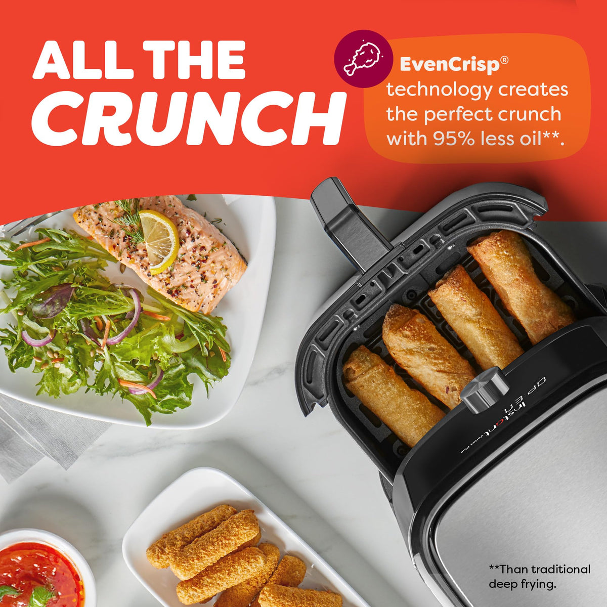 6-in-1 Stainless Steel Air Fryer Q72062