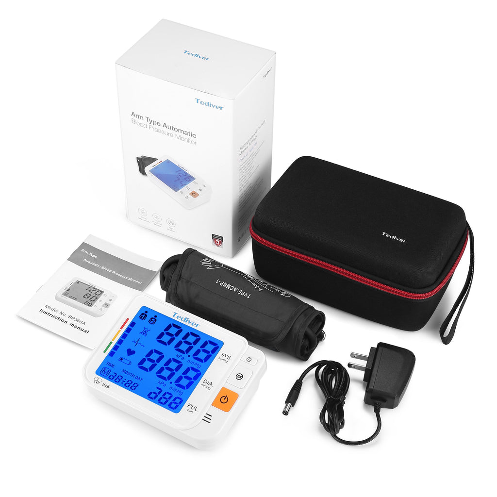 Digital Blood Pressure Monitor, Large Cuff, Upper Arm Blood Pressure Machine J5890