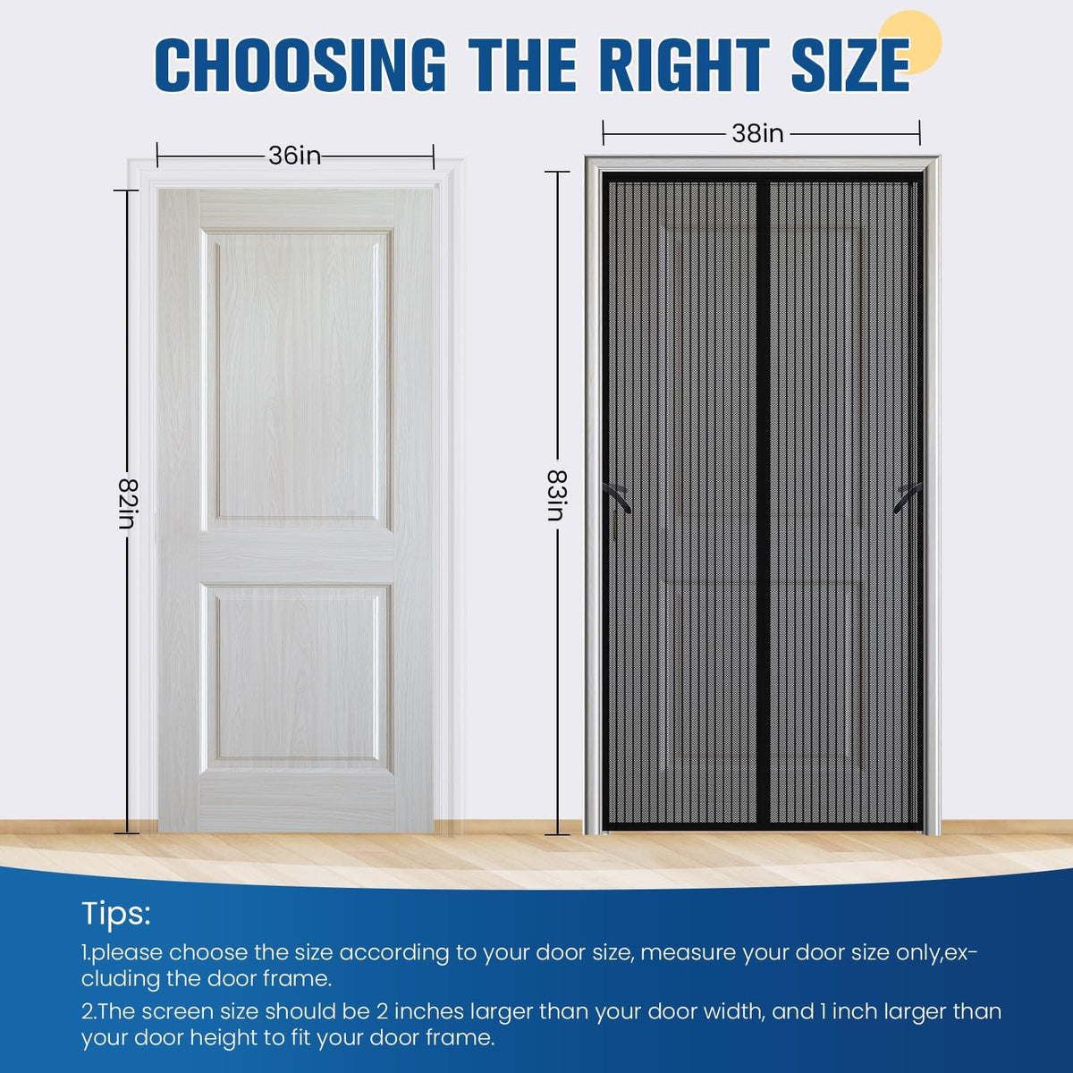 Magnetic Screen Door 38"×83" H314184
