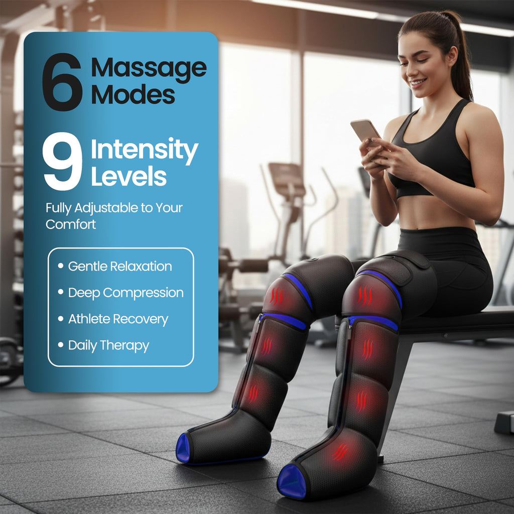 Air Compression Leg Massager with Heat V26565