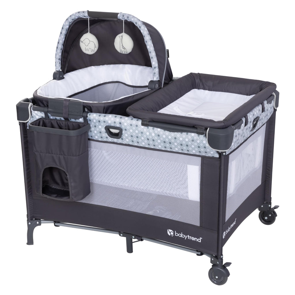 Nursery Den Playard with Rocking Cradle, Snooze Pod, Flip Over Changer I65025