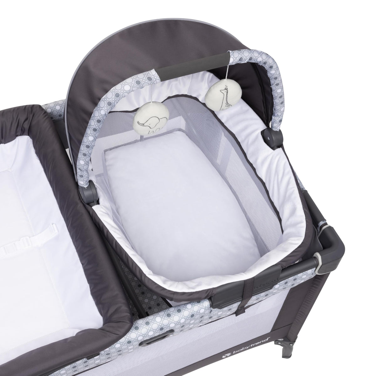 Nursery Den Playard with Rocking Cradle, Snooze Pod, Flip Over Changer I65025