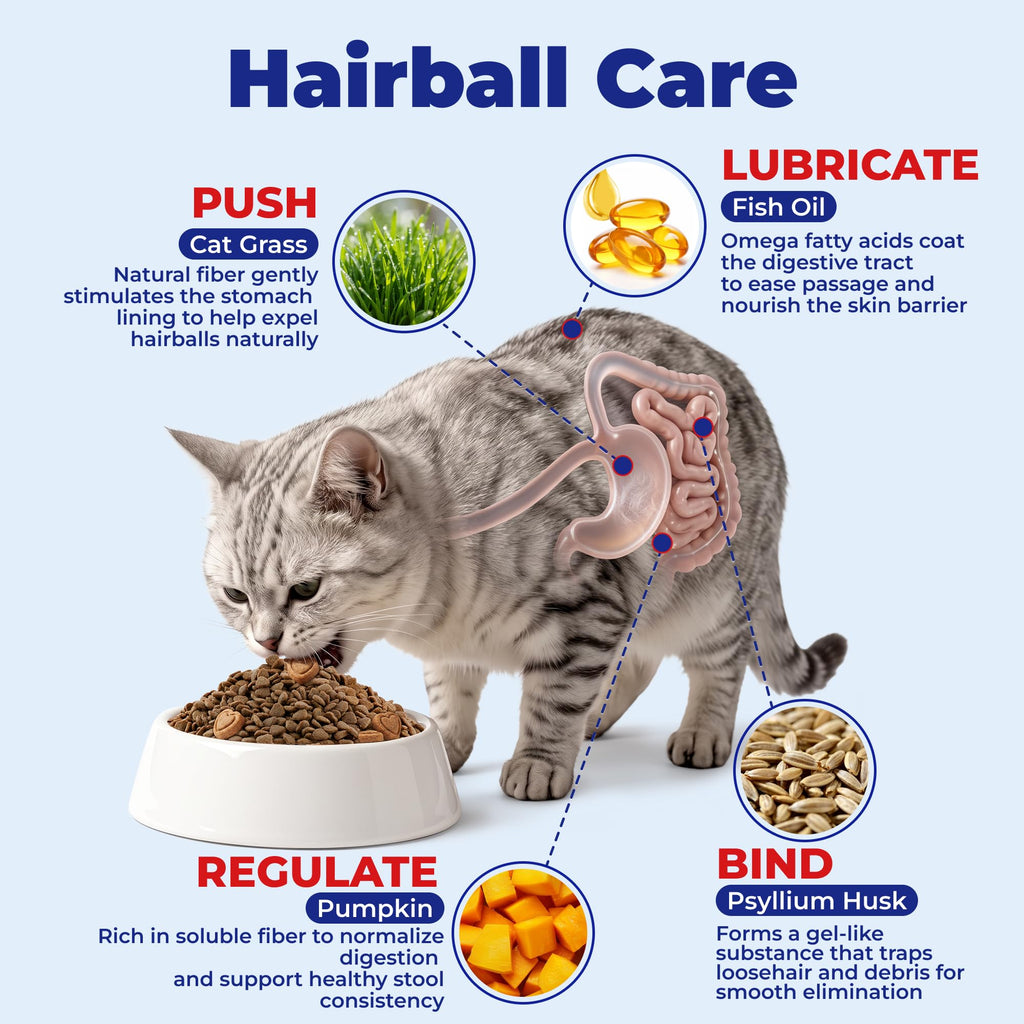 10.58 oz Hairball Bites for Cats N43495