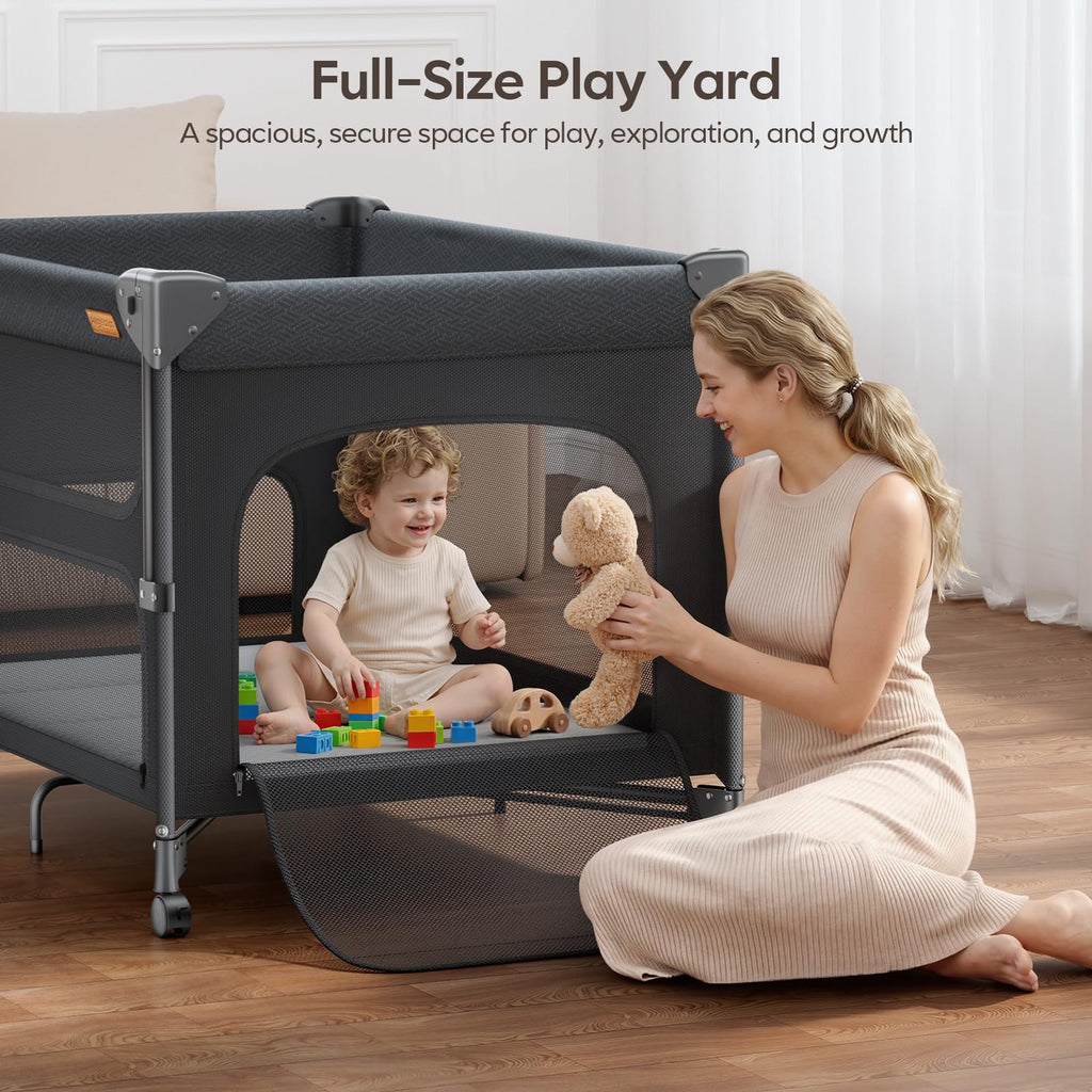 5-in-1 Baby Bassinet Bedside Crib with Changing Table X30755