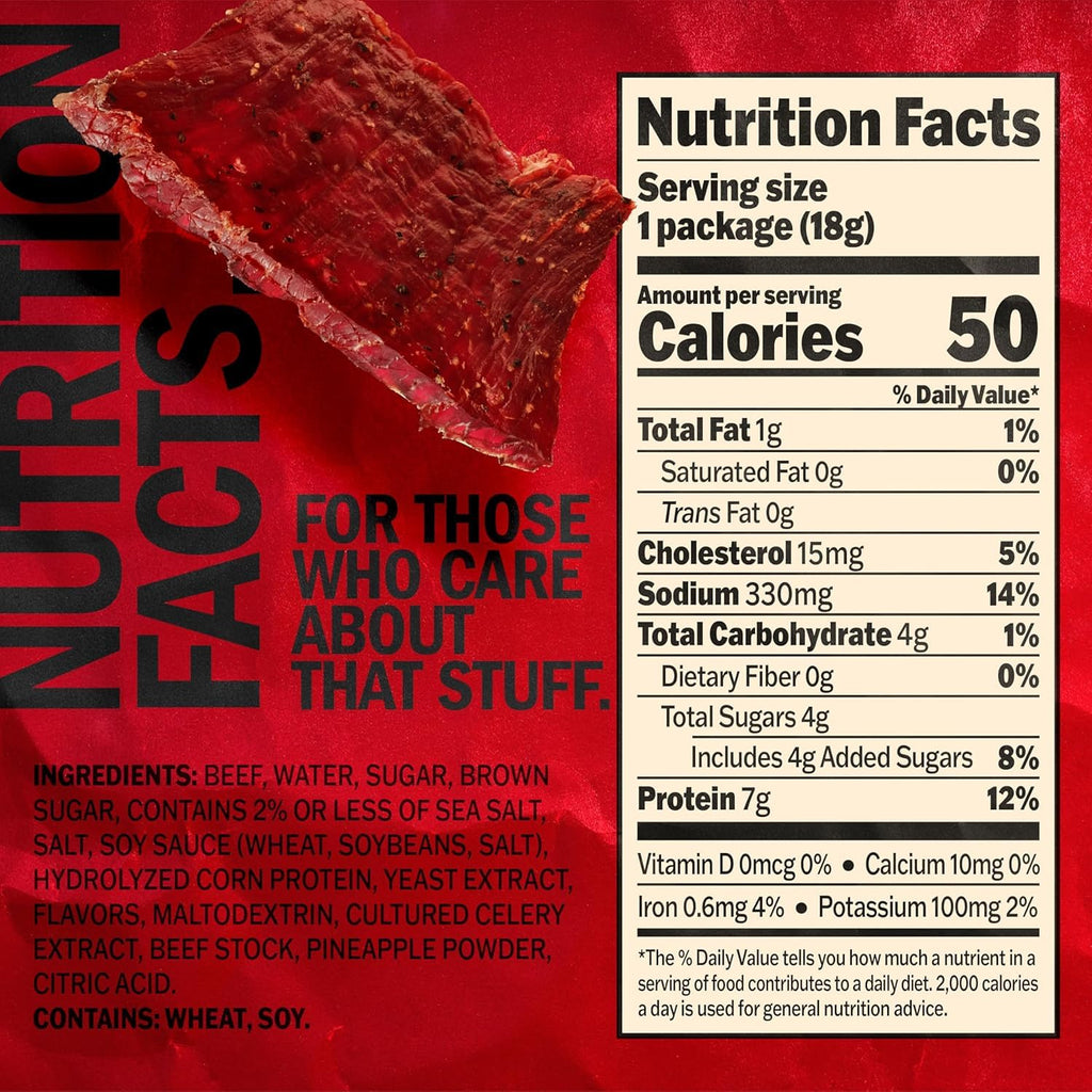 Original Beef Jerky Multipack 5 Pack 0.625 oz V73134