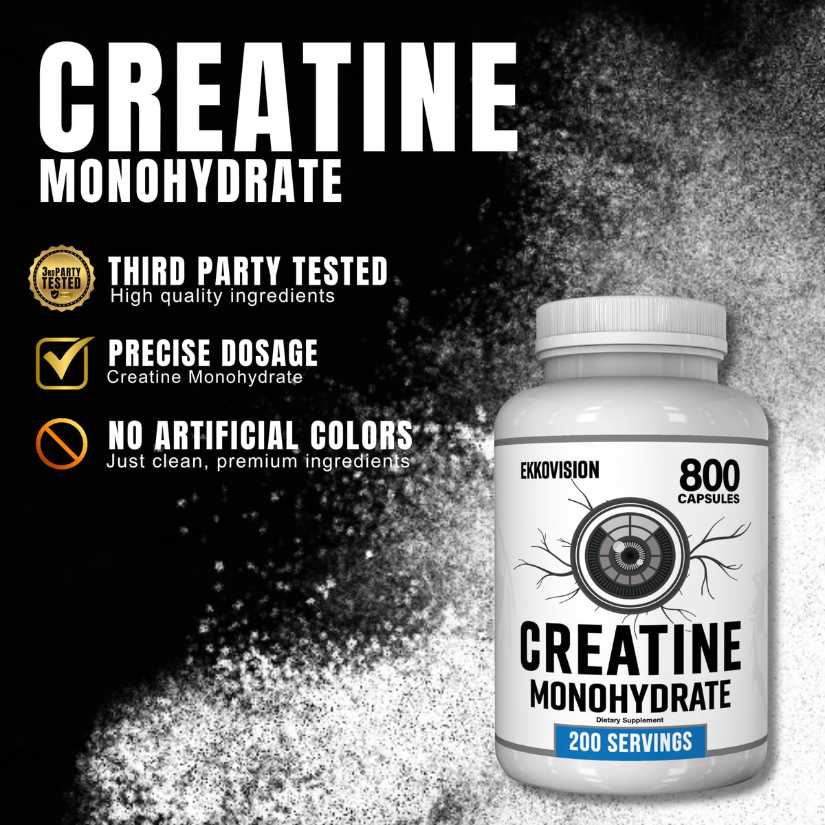 Creatine Monohydrate Capsules J673