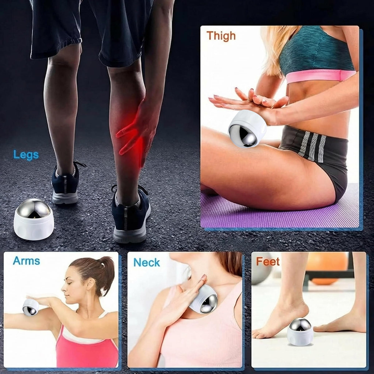 Ice Roller Ball Cold & Heat Therapy I3775