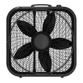 Black 3-Speed Box Fan G6612