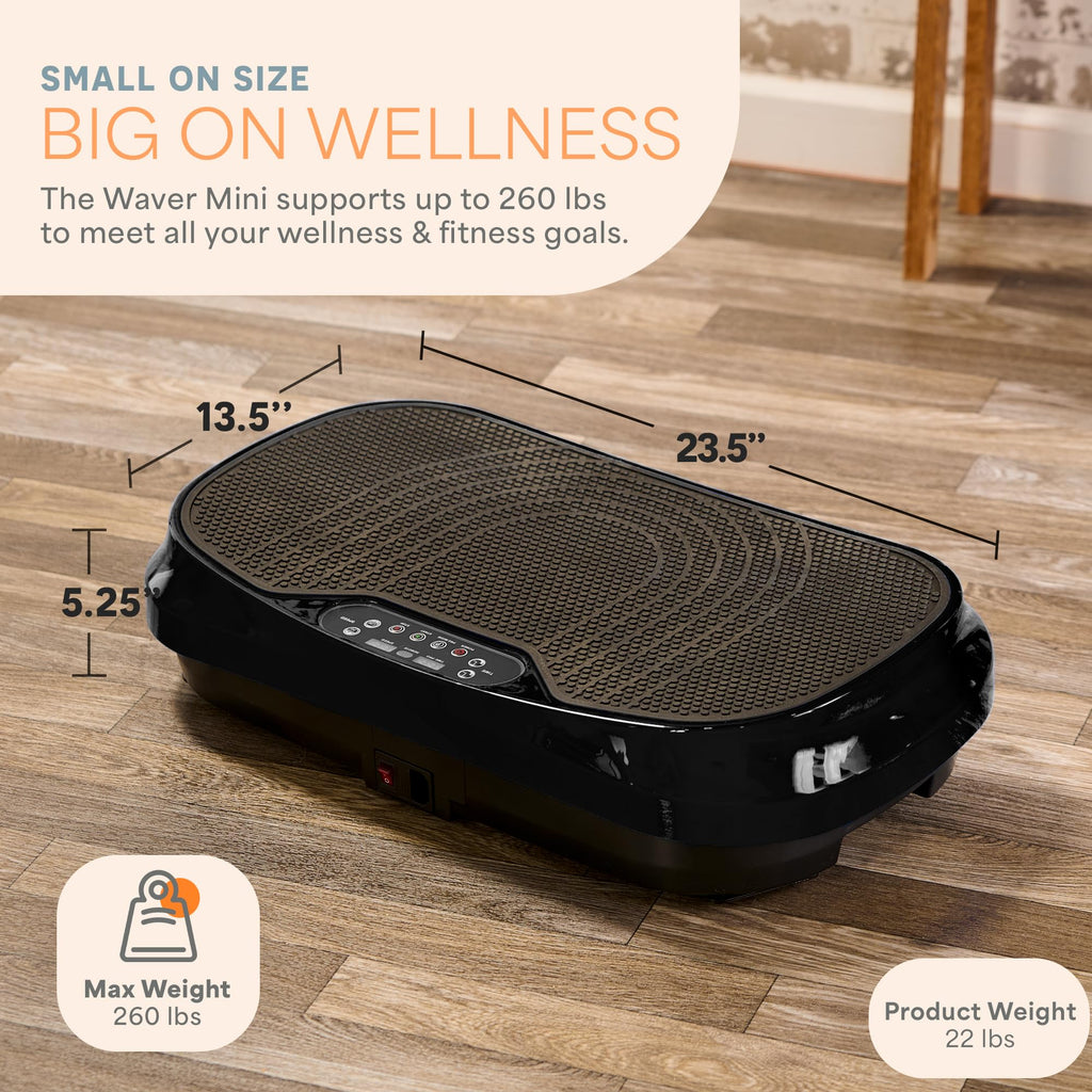 Mini Vibration Plate Exercise Machine with Resistance Bands H205481