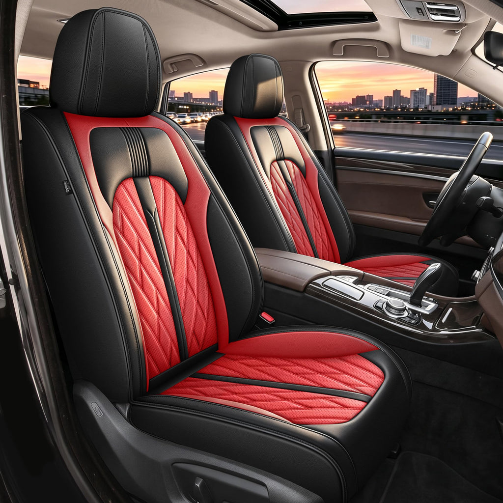 Leather Full Set 5 Seats Seat Covers P7676