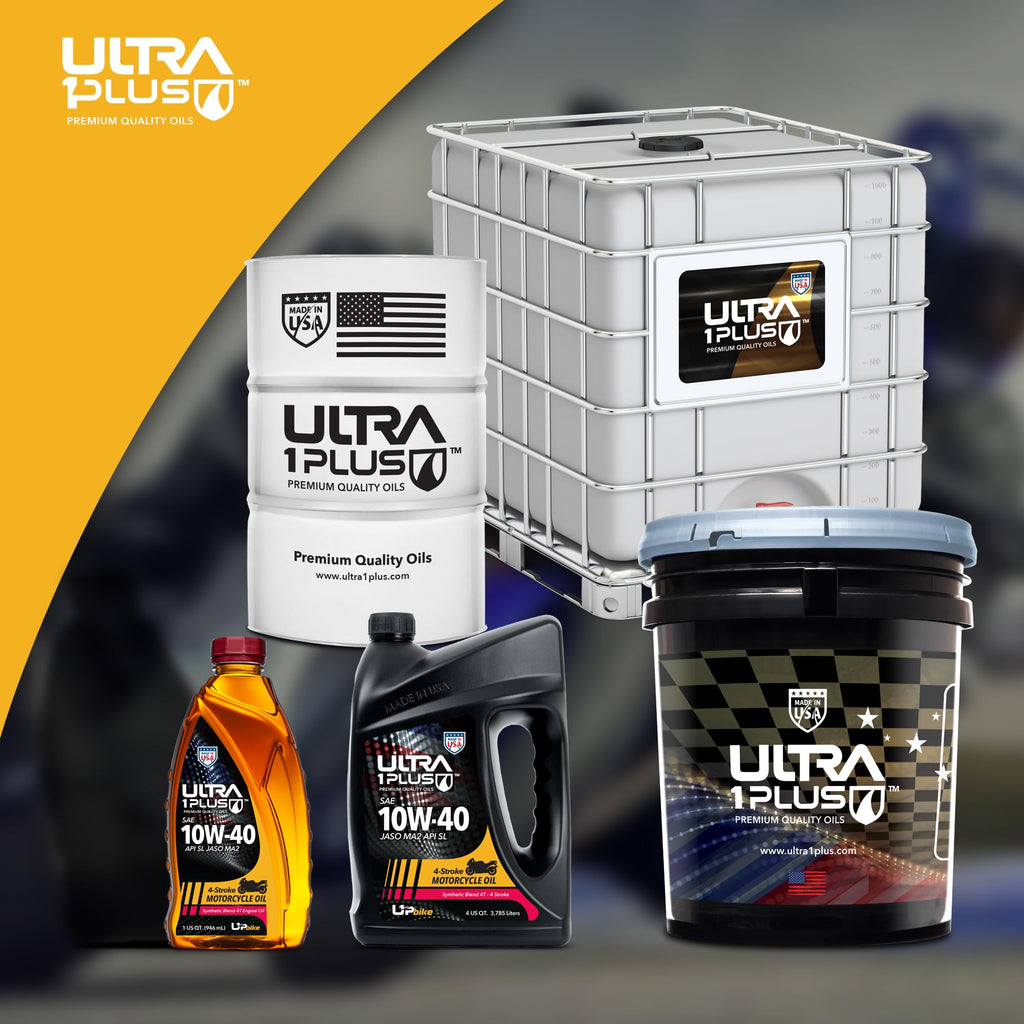 10W-40 Synthetic Blend Motorcycle Motor Oil 12 Quarts Z78004