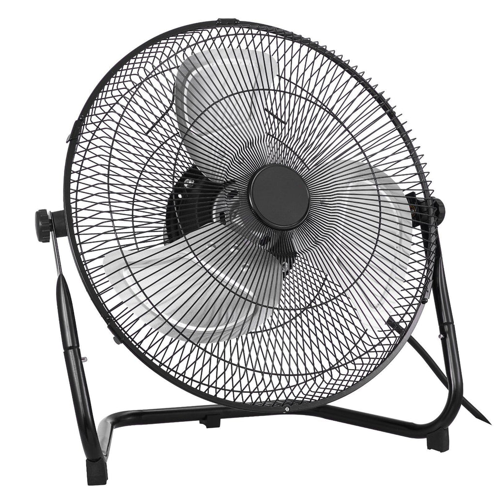 20 Inch 3 Speed Metal Floor Fans 2-Pack D953