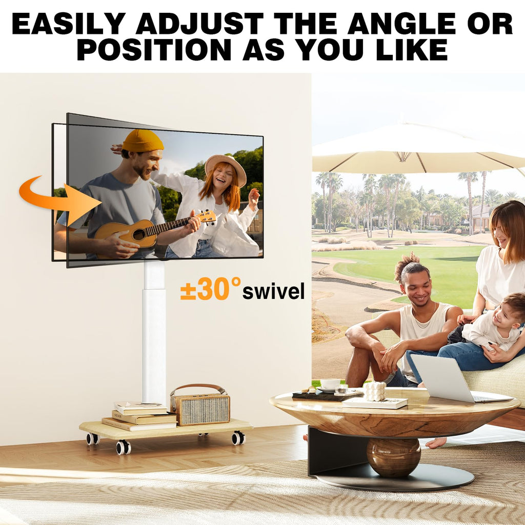Rolling TV Stand for 32-70 Inch TVs T9133