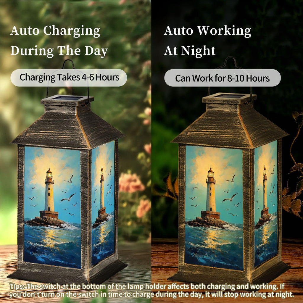 Waterproof Solar Powered Hanging Lantern U67549