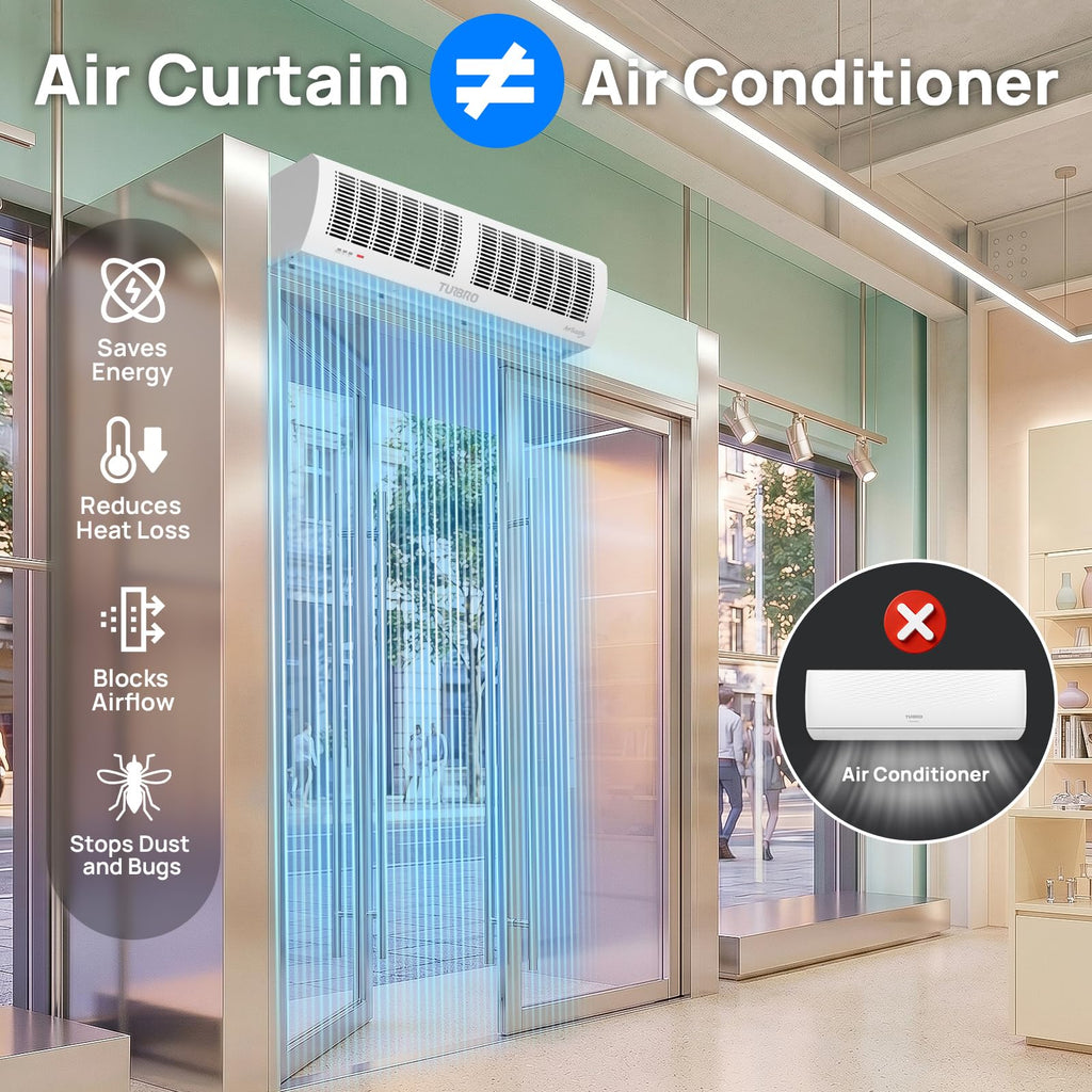 36-Inch Wall-Mounted Air Curtain Fan X648