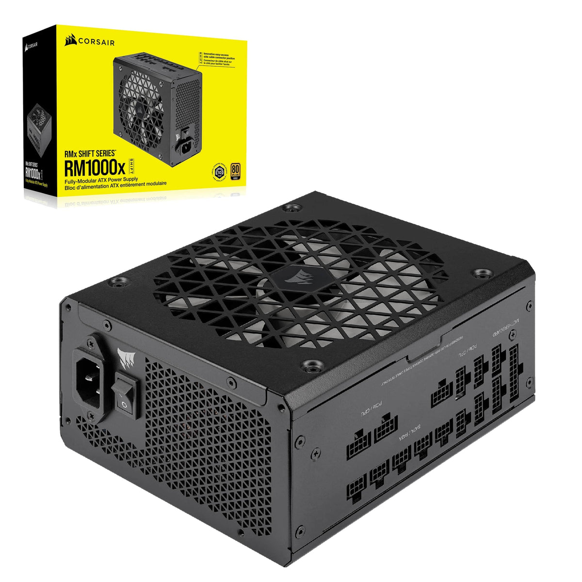 Black ATX 3.1 PCIe 5.1 Power Supply J42707