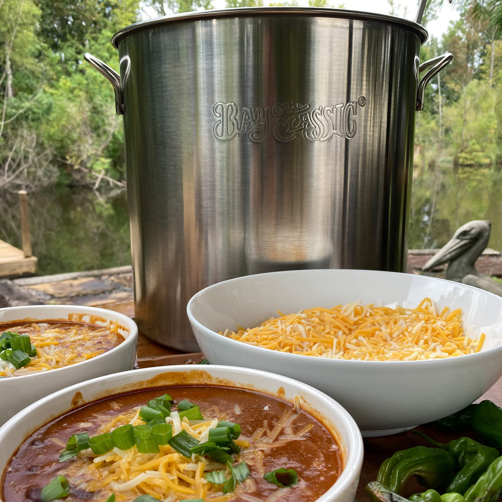 40-qt Stainless Stockpot with Domed Lid F204954
