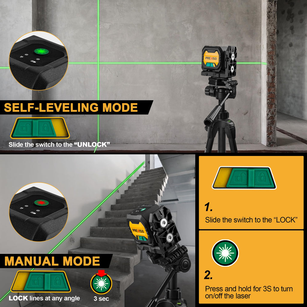 65Ft Green Laser Level with Tripod L735