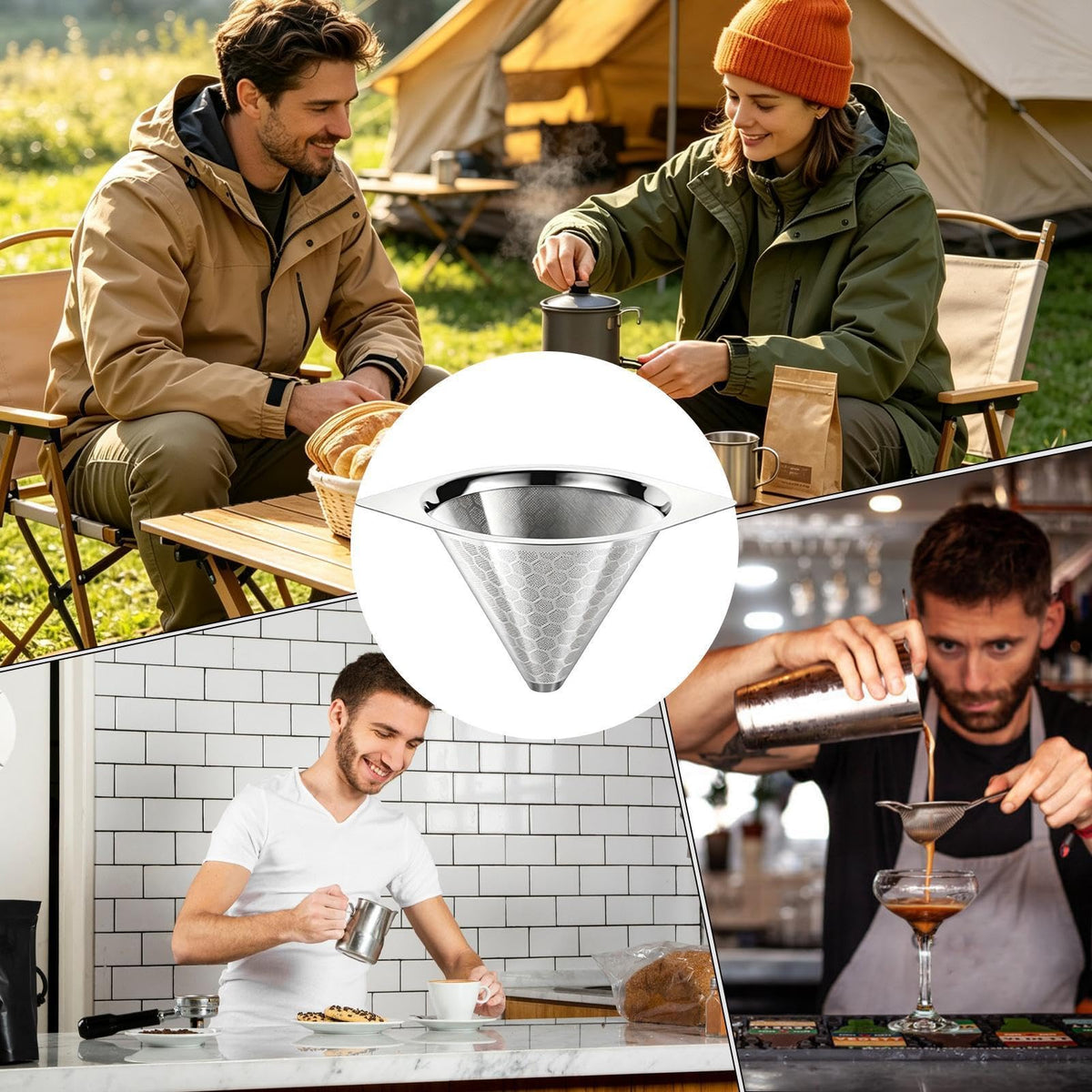Stainless Steel Drip Coffee Filter S386
