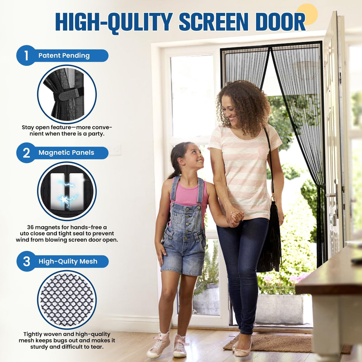 Magnetic Screen Door 38"×83" H314184
