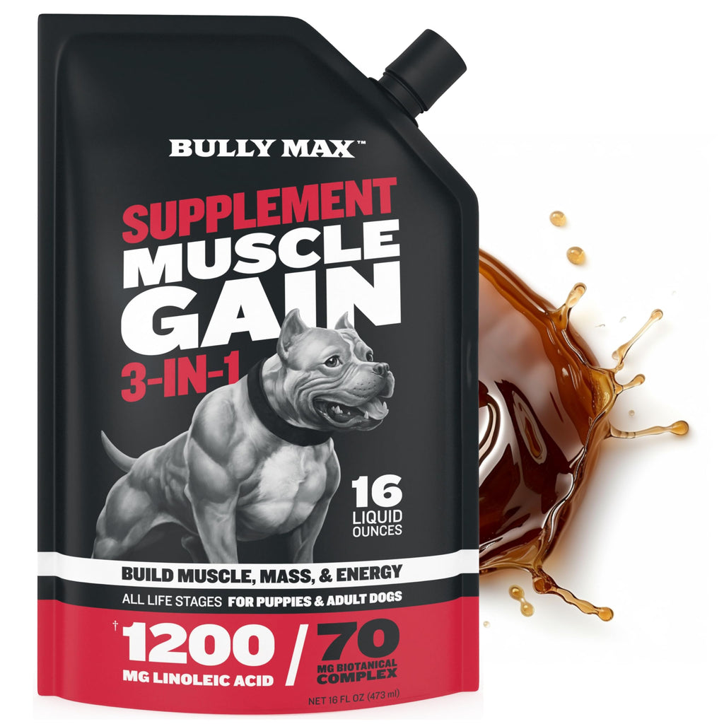 Dog Weight Gainer Chews & Muscle Builder Tablets & Liquid Muscle Builder Supplement I44147