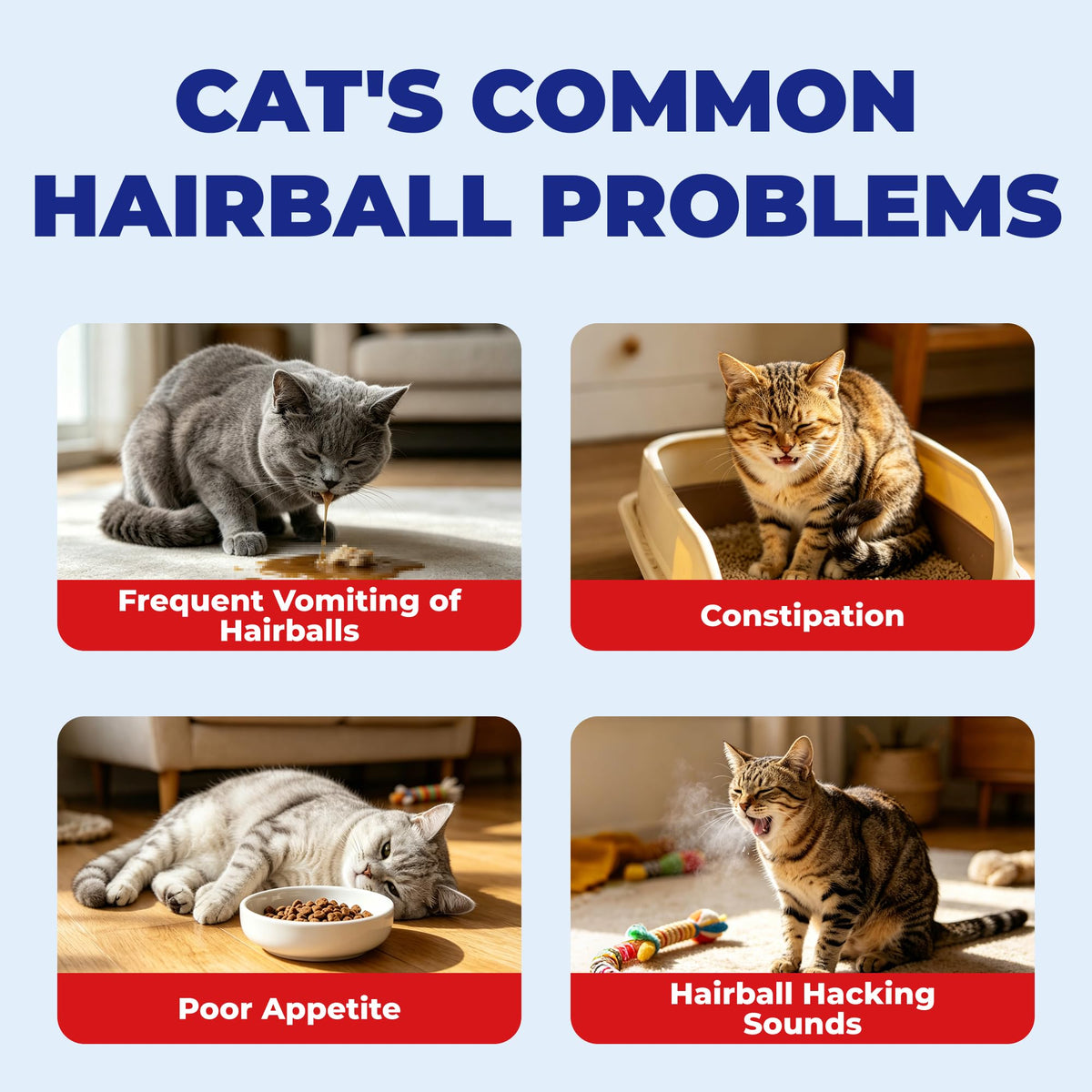 10.58 oz Hairball Bites for Cats N43495