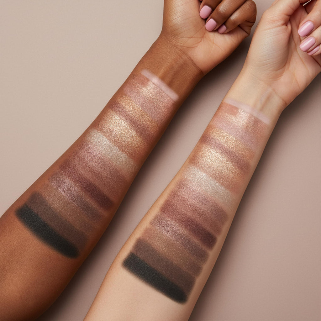 16 Soft Nude Shimmer & Matte Eyeshadow Palette L24321