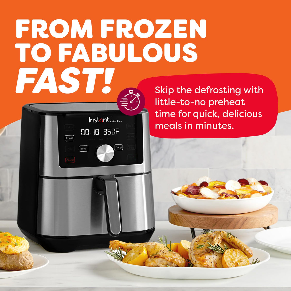 6-in-1 Stainless Steel Air Fryer Q72062