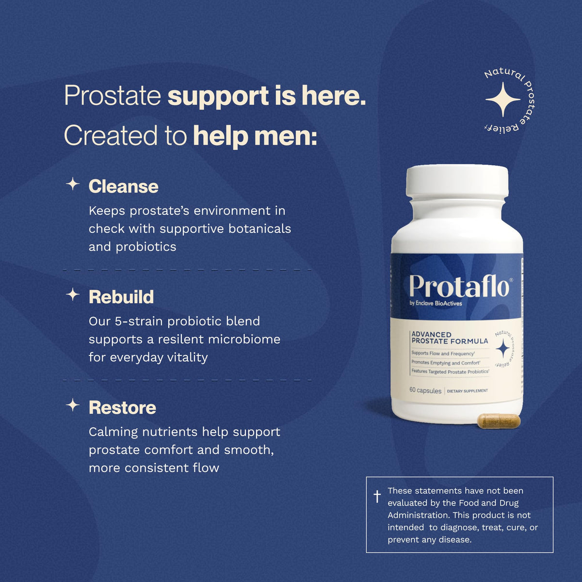 60 Capsules Prostate Support Y3281